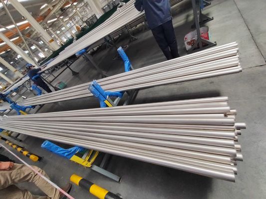 ASTM B338 Gr.2 Titanium Seamless Tube size 19.05*0.9*4500mm For Exchanger equipment
