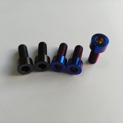 Din912 TAP Titanium bolt titanium Hex socket tapered head screw cutsomized