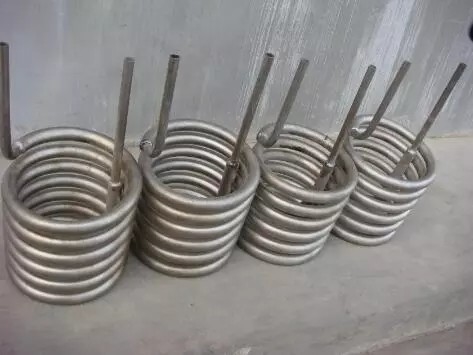 Titanium Coil Tubing Evaporator Coil Heat Exchanger Seawater Desalination