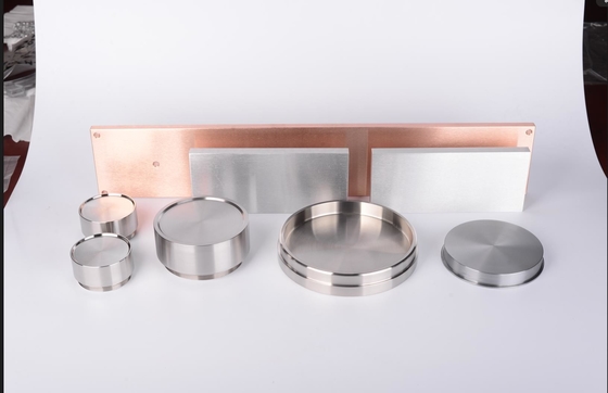 Metal Sputtering Target Titanium Aluminum Chrome Zirconium Nickel Niobium Tantalum Molybdenum PVD Coating Evaporation
