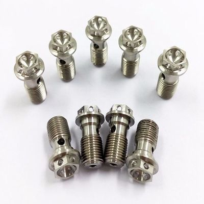 DIN939 Titanium Stub Bolt Titanium Thread Screw For Industrial fasteners