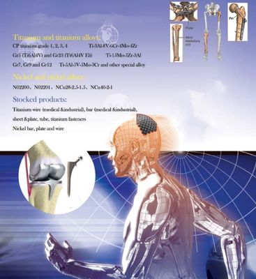 Titanium Medical Rod Gr5 Gr23 Medical Ti6AL4VELI ASTM F136 Suture Needle